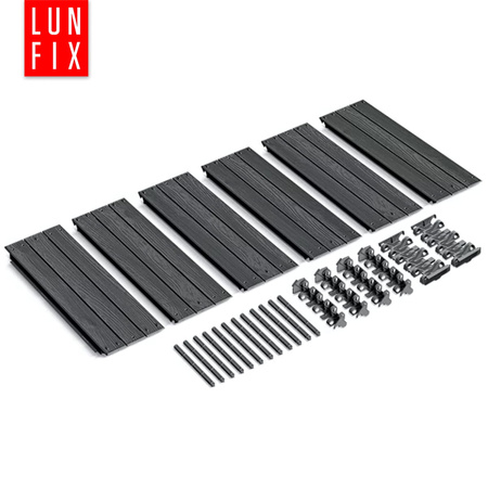 Grzadka wysoka - 150x75x25 - Base Woody - antracyt