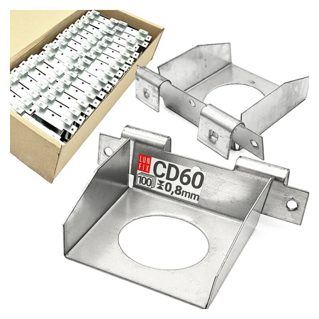 Łącznik poprzeczny jednostronny CD60 (100szt)