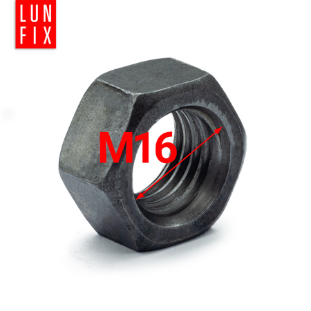 Nakrętka DIN 934 M16 kl 6 czarna (5kg)