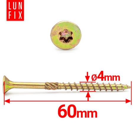 Wkret cies stozk frez 4,0x060 T20 200 szt