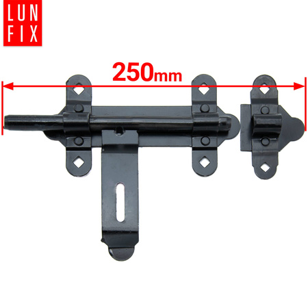 Zasuwa bramowa 250, czarna ZR2 (1szt.)