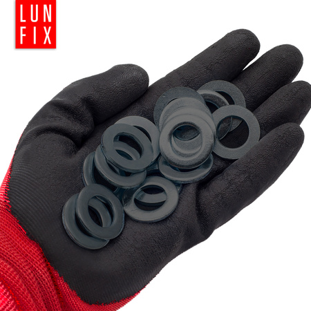 Podkładka okrągła M5 czarny ocynk DIN125 10szt.