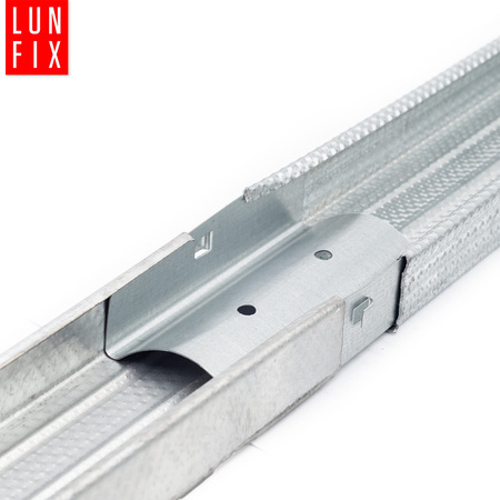 Łącznik wzdłużny 60/27 profil CD60 do montażu płyt G-K 1szt.