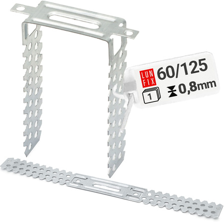 Wieszak płaski ES 60/125 profil CD60 płyta GK 1szt.