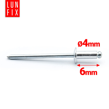 Nit alu stal zrywalny DIN7337 4x06 (1kg)