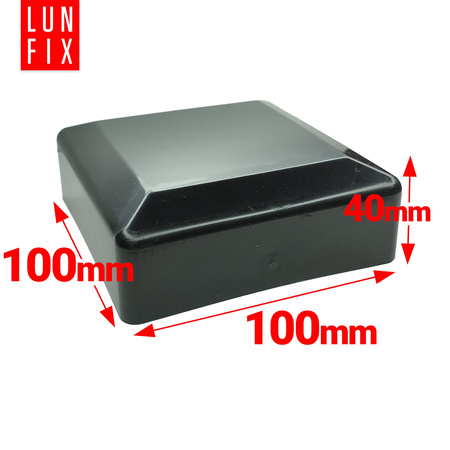 Nasadka na słupek 100x100 NSK100 czarna (10 szt.)