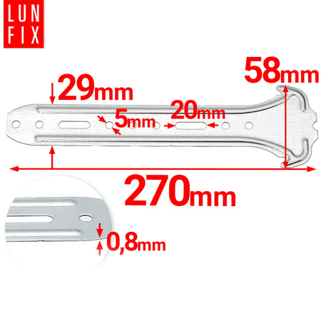 Wieszak do poddaszy 270 0,8 mm (1szt)