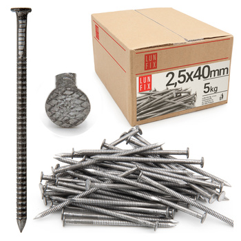 Gwoździe pierścieniowe 2,5x40 (5kg)
