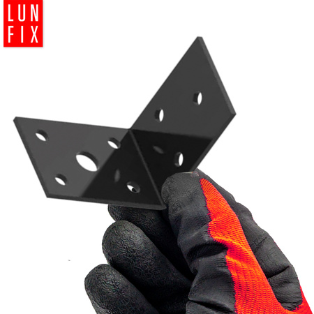 Kątownik montażowy czarny 50x50x35x2 1szt.