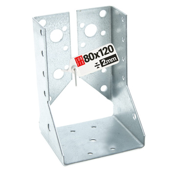 WBZ80 Wieszak belki zagięty 80x120 mm (1szt.)