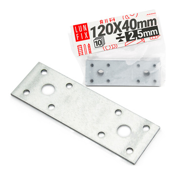 LP2_4309542 Lacznik plaski 120x40x2,5 (10 szt.)