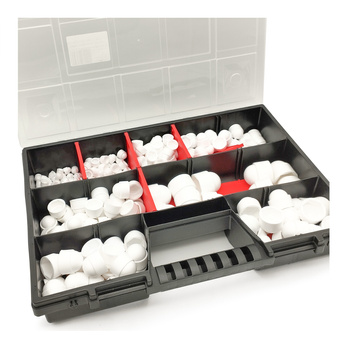 245 Set Abdeckkappen Weiß M5-M20