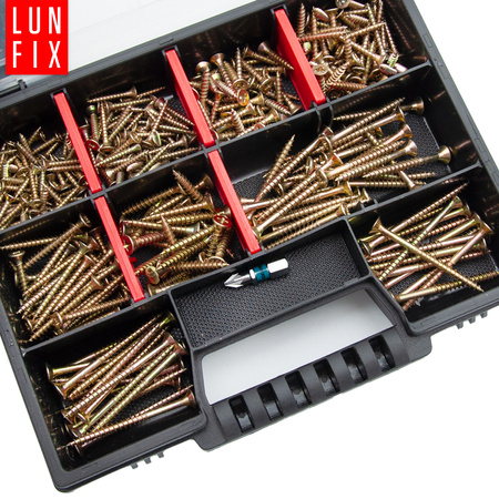 Zestaw Wkretów 007 hartow.ch mały +bit (325szt.)