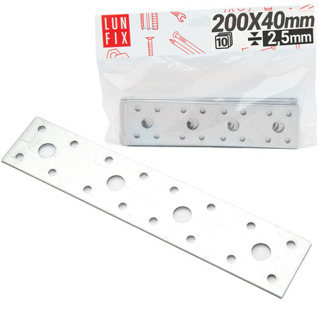 LP4_4309544 Łącznik płaski 200x40x2,5 (10 szt.)