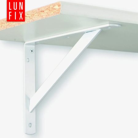 Wspornik półki wzmacniany stalowy 500x330x4 (1szt)