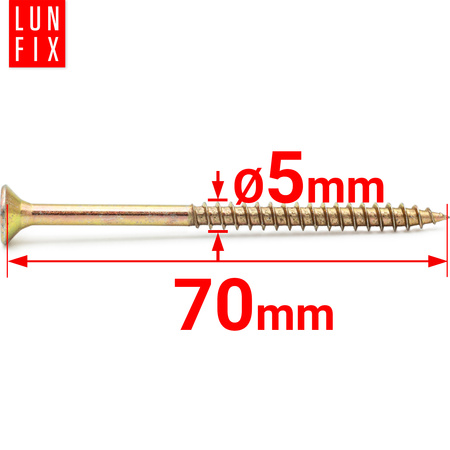 Wkret 007 hartow. zn zolty 5,0x070 (200)