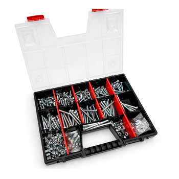 Zestaw śrub, nakręt, podk. M8 (420el.) (1op.)