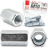 Nakrętka przedł złącz 6kat M10x30 oc (10szt)