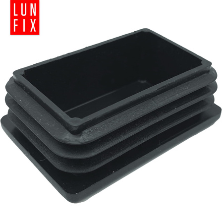 Zaślepka prostokątna czarna ZK 40x60/CZ (10 szt.))