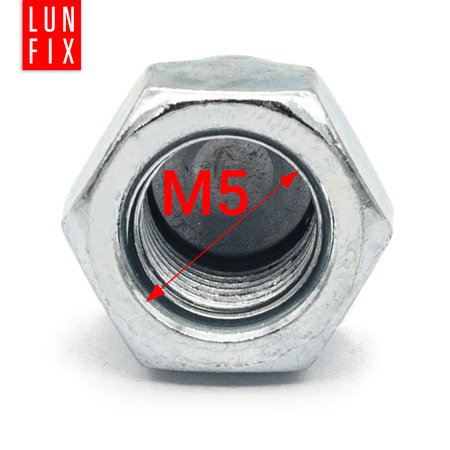 Nakrętka DIN 1587 M05 ocynk kołpakowa (5 kg)