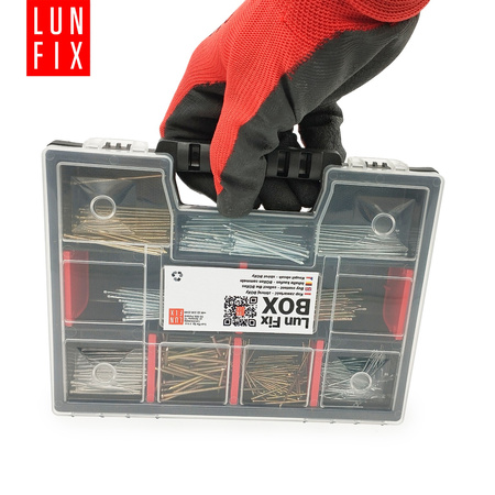 Zestaw gwoździ 500szt. stolarskie 1,2x25-1,8x50 złote + srebrne