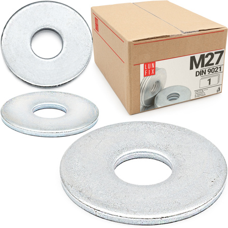 Podkładka okragla Pow ZN DIN9021 M27 1szt. (1op)