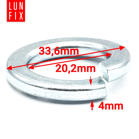 Podkładka DIN 127 M20 Sprężysta ocynk (1kg)