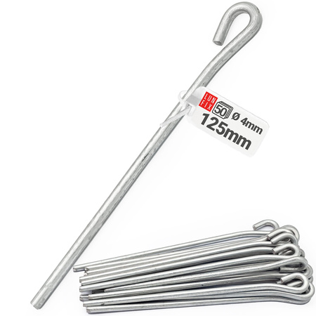 Pręt mocujący z oczkiem L 125 (50szt)