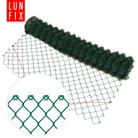 Siatka plec 50*50mm fi 2,5 zielon h=200cm (25mb)