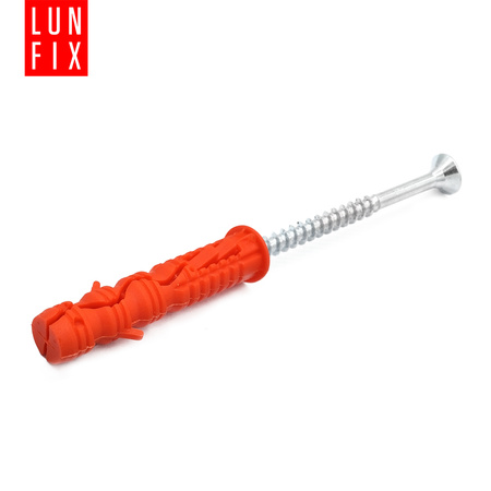 Kołki rozporowe 10x50 mm z wkrętem z łbem stożkowym 5x70 mm 100szt.