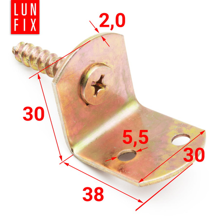 OP1 Okucie pergoli 30x38x30mm (10 szt.)