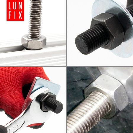 Nakrętka sześciokątna M6 DIN 934 klasa 6 czarna 25szt.