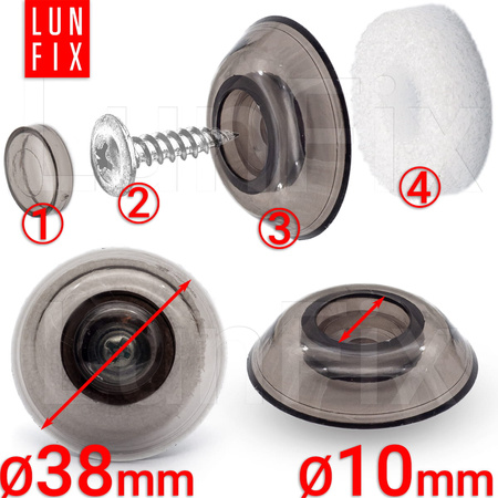 Podkładka termiczna (szara) 20szt.