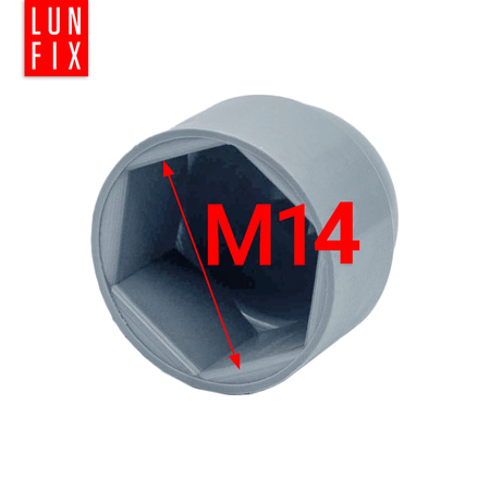 Zaślepka na śruby M14/22 maskownica kołpak szara 100szt.
