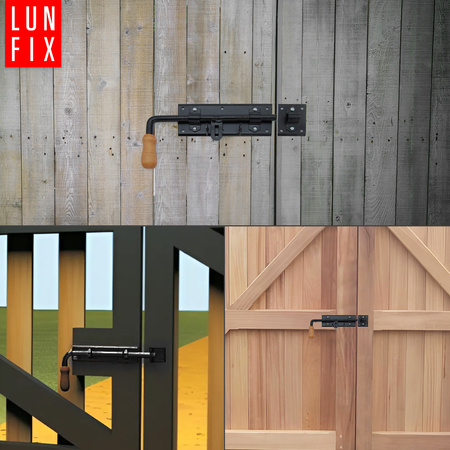 Zasuwa rączk drew 280x80 czar.PRAWA WRK280C (1szt)