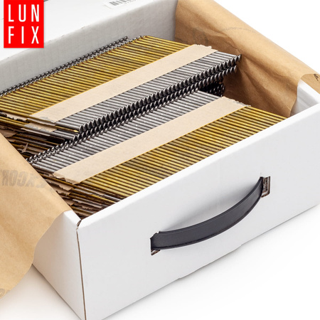 Gwoździe do gwoździarki 70mm 2,8x70 gładkie na papierze czarne 3000szt.