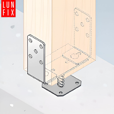 Podstawa słupa regulowana 60-200mm z podstawką