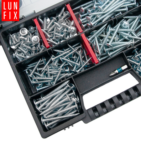 Zestaw Wkretów 011 + bit PH2 (290szt.)