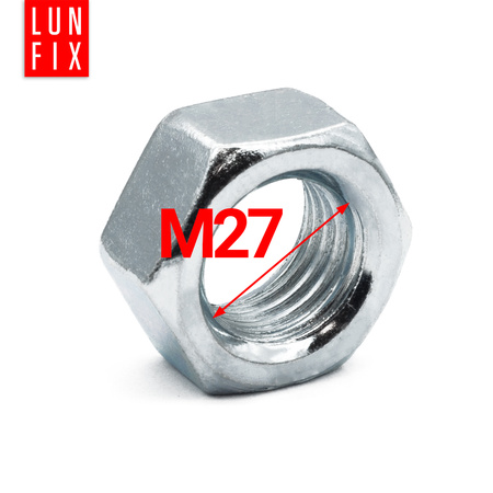 Nakrętka DIN 934 M27 kl 8 ocynk (1 szt)