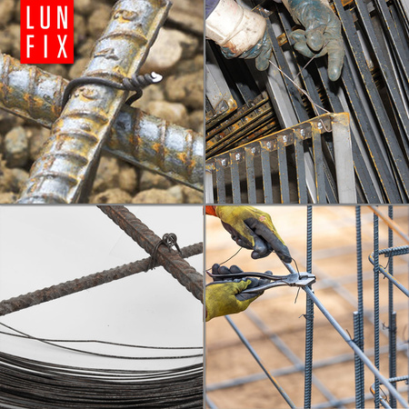 Drut czarny zarzony (miekki) d/1.2mm 25kg (1rol.)