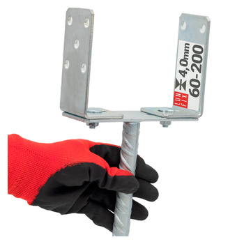 PS20 Podstawa slupa reg z pretem 60-200mm (1szt.)