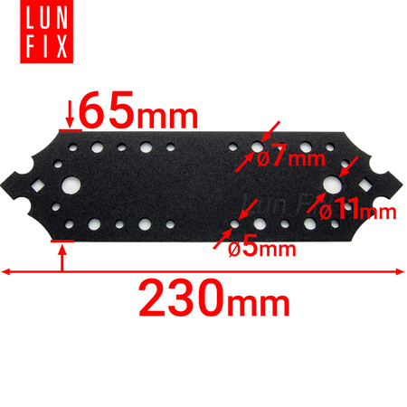 SDLP6 Plytka perf ozdobna 230x65x2,5 (1szt.)