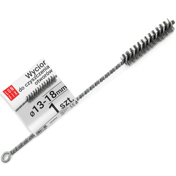 Szczotka metalowa wycior do czyszczenia otworów fi 13-18