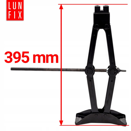 Podnośnik samochodowy TRAPEZOWY lewarek 2t + podkładka