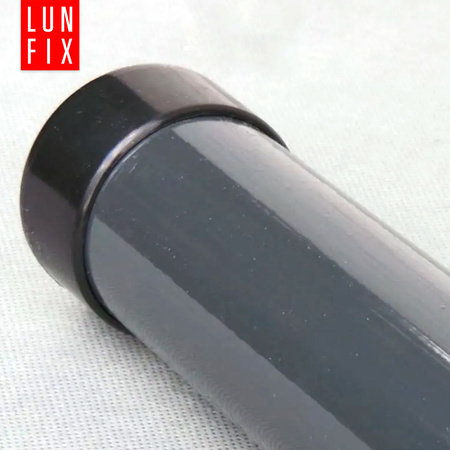 Słupek okrągły ogrodzeniowy grafitowy fi 42,4mm 1m