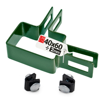 Obejma 40x60 narozna zielona komplet (1kpl.)