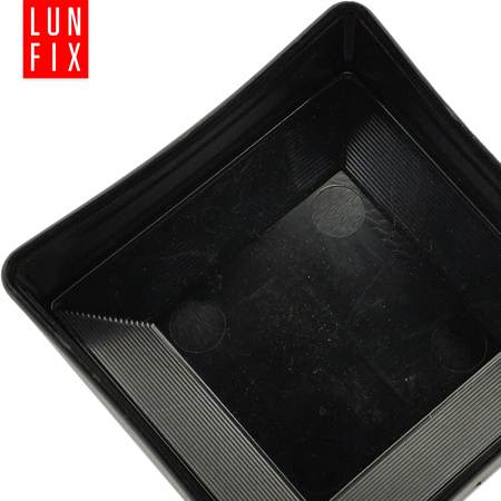 Nasadka na słupek 70x70 mm czarna daszek 10szt.