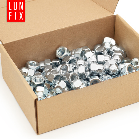 Nakrętka DIN 1587 M10 ocynk kołpakowa (1 kg)