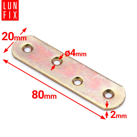 LR3_4309554 Lacznik krzeslowy 80x20x2,0 (10 szt.)