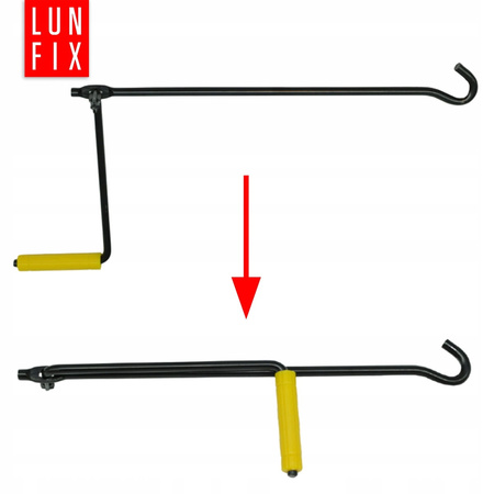 Podnośnik trapez 2,5T ZTW smar klucz ręk (1szt.)